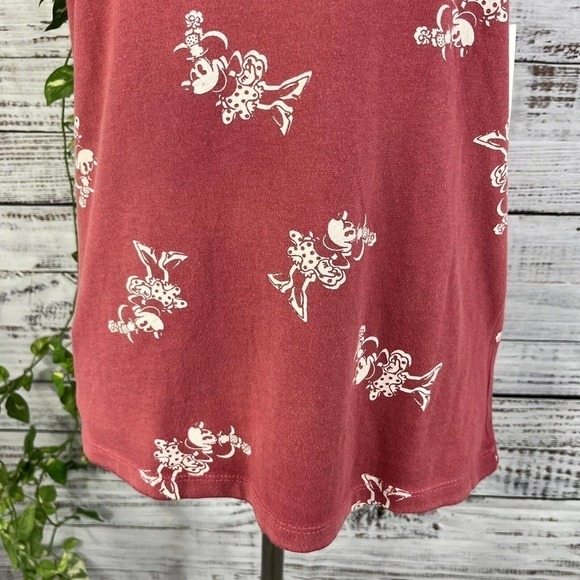 Disney Parks Walt Disney World T Tee Shirt size Small Red White Minnie Mouse - Picture 6 of 12